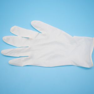 China White Disposable Medical Gloves Sterile Llatex Examination Gloves on sale