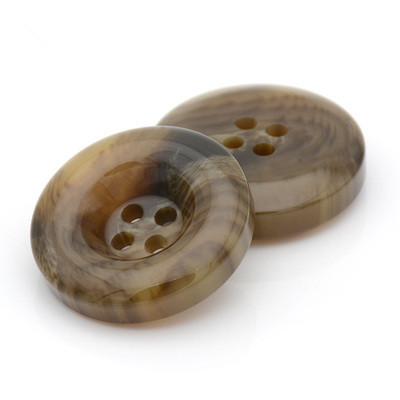 2022 HIGH QUALITY OF THE POLYESTER RESIN BUTTON 4 HOLES DOWN SHIRT/WIND COAT BROWN WHITE BLACK COLOR BUTTON