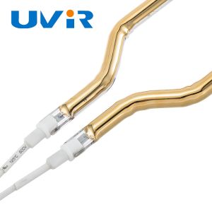 Gold Reflector Quartz Tube Infrared Heating Lamp 200-6000W