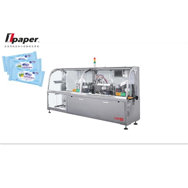 Easy Operation fully automatic four-side sealing wet tissue packing machine ,
