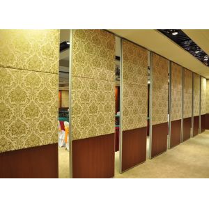 Quality Fabric Operable Sliding Portable Exhibition Walls 500 - 1230MM Width for sale