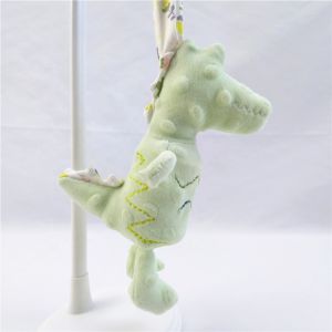 Plush Educational Baby Soft Crocodile Rattle For Infant Baby Plush Animal Rattle