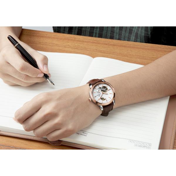 Automatic mechanical movt stainless steel caseback wrist watch for men