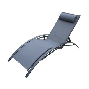 Quality 71cm Breadth 194cm Depth Outdoor Patio Chaise Lounges Folding for sale