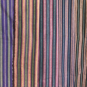 Stonewashed Stripe Linen Fabric 100gsm