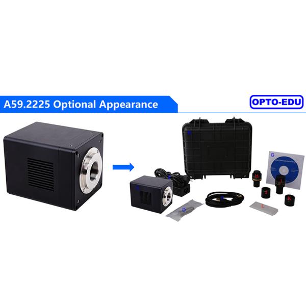 OPTO-EDU A59.2225 USB3.0 CMOS Cooled Digital Camera Fluorescent Image GS Shutter 1.7M~45M