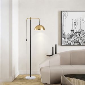 Postmodern creative hardware floor lamp bedside bedroom living room personality
