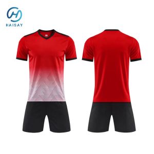 Custom Soccer Jersey Set with Personalized Logo and Name Printing