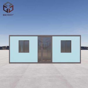 PU Sandwich Panel Flat Pack Folding House Container 38SqM