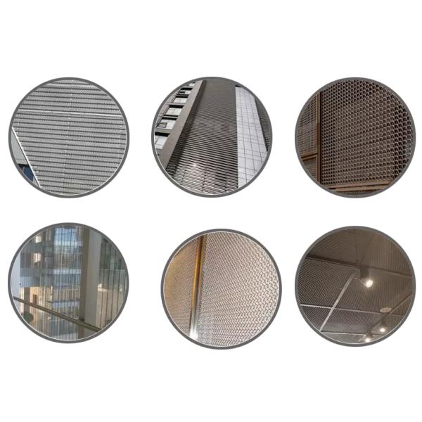 4M Width Decorative Flexible Stainless Steel Rope Mesh For Metal Draperies Walls