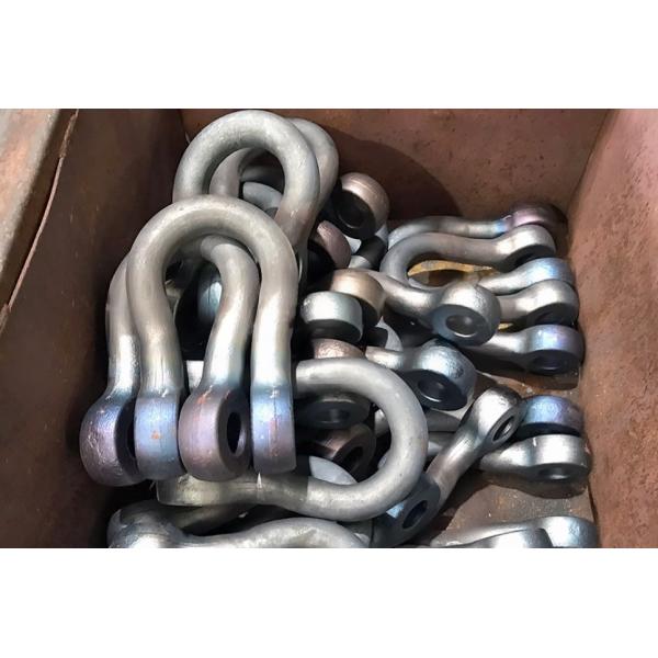 Custom Lifting Lyre Shackles Galvanized Forged Anchor Shackle by OEM Steel Forgings