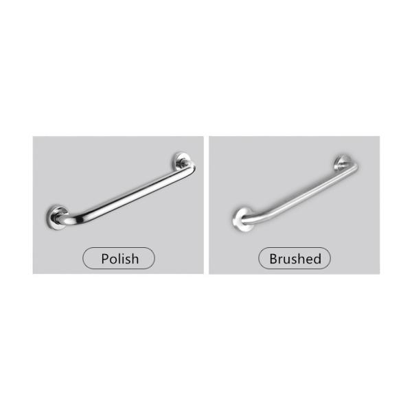 25X300mm Chrome Surface Finishing Bathroom Toilet Support Grab Bar for Elderly Safety