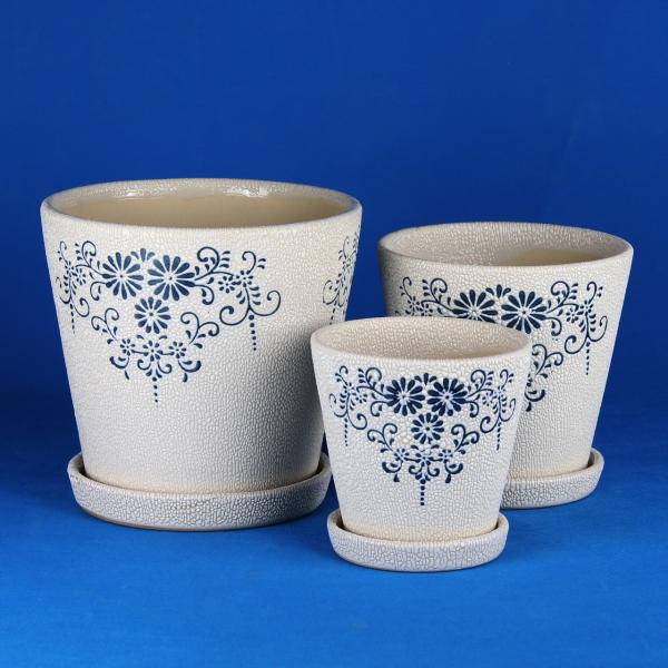 Customizable Ceramic Pots For Gardening In Different Colors