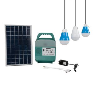 Portable Magneto 10m Solar Home Lighting System 3kg With Phone Charger Suitable