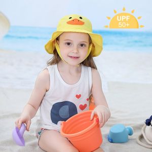 UPF 50+ Childrens Bucket Hats Double Sided