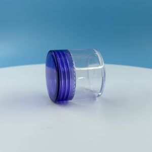20ml Cosmetic Container Empty Jar PS Clear Plastic Jar with Lid