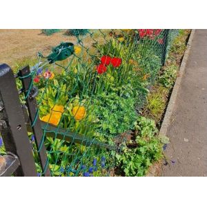 Security 4ft Diamond Mesh Fencing Galvanized Commercial