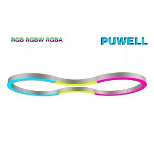 AC265V 90W Cri85 Linear Suspended LED Light Fixture