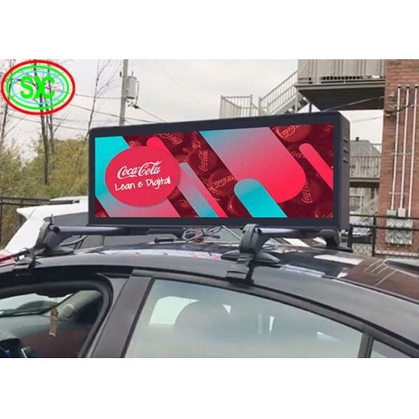 320*106dot Screen Resolution Car LED Sign Display with 3mm Pitch Size and Asynchronous Control Drive Mode