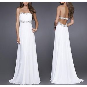 Quality Maxi Backless Evening Dresses , OEM, ODM Slim Prom Dresses for sale