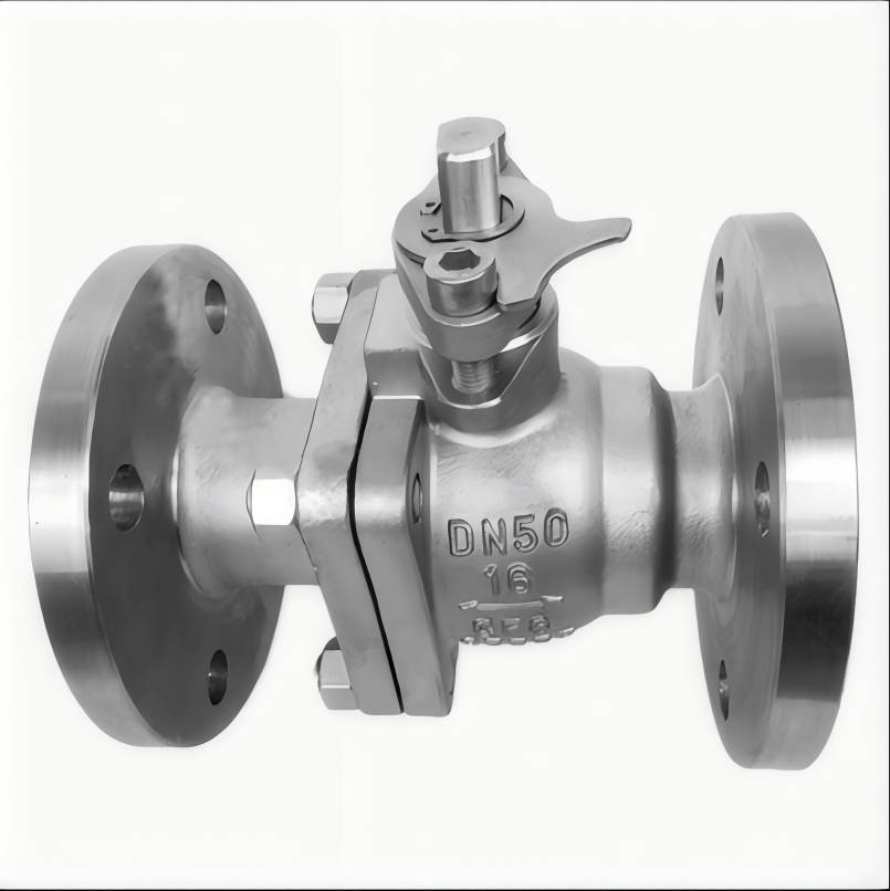 Flanged ball valve floating ball valve Q41F manual 304L stainless steel ball