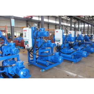 Compact 15KW Vacuum Pump System Preservative Treated Long Service Life