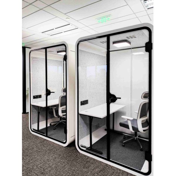 Extendable Silent Phone Booth Aluminum Alloy Soundproof Home Office Pod