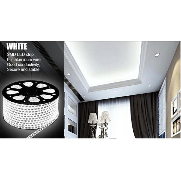 Warm White SMD2835 Flexible Led Strip Lights IP67 2400k With 5m Length , 2 Years Warranty