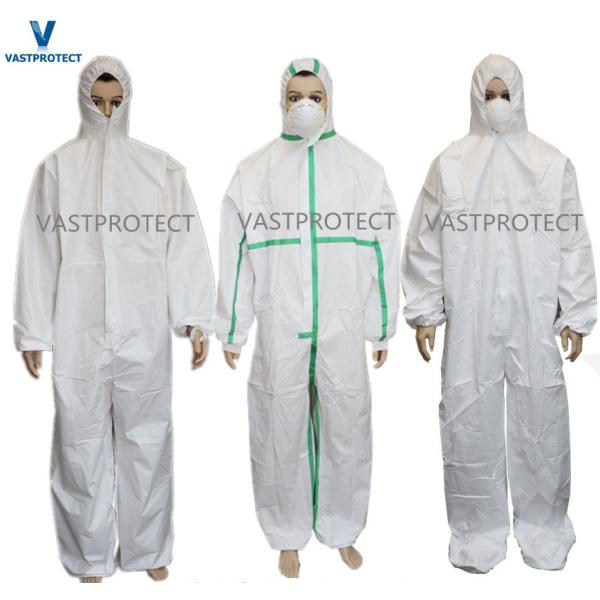 Buy Orange Liquids Resistant Chemical Protective Disposable Coveralls for Spray Painting at wholesale prices