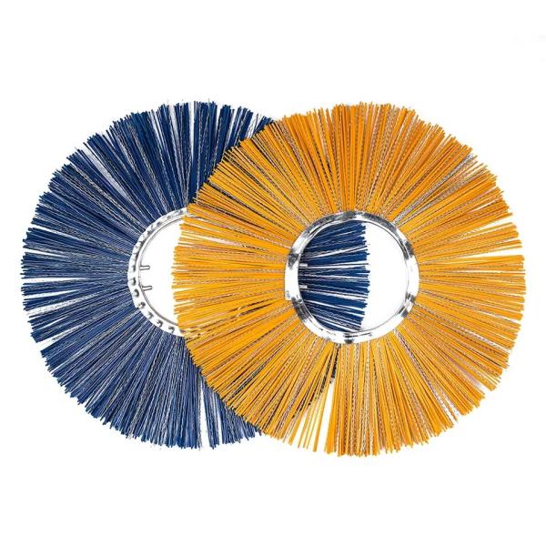 Electric Road Sweeping Brush Curb Broom 205mm Customized