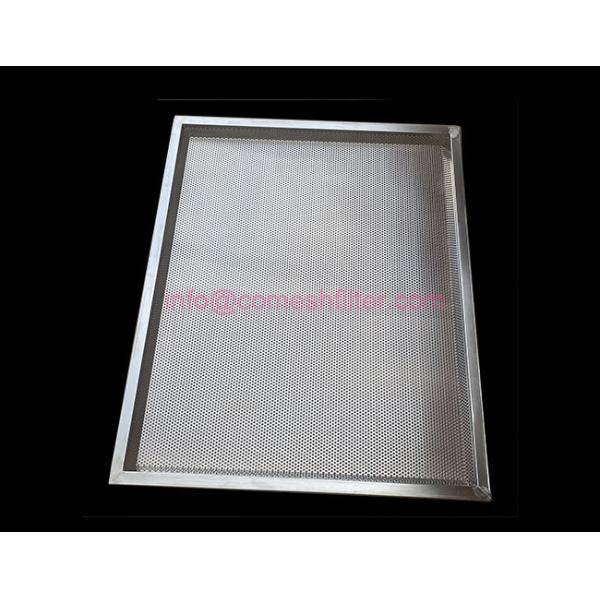 Customized Stackable Food Grade Metal Perforated Stainless Steel 304 316 Bread Baking Drying Oven Tray