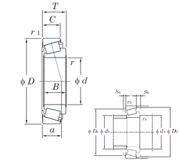 32310 32310C Tapered Roller Bearing 50x110x42.25MM 32310CR