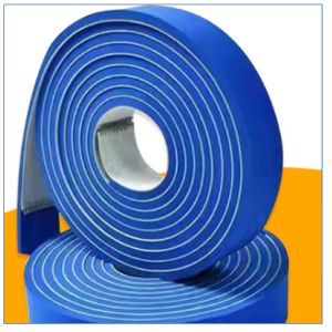 Blue Foam PVC Conveyor Belt For Temperature Range -20 C To 80 C