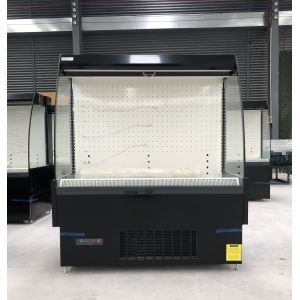 Supermarket R404a Refrigerated Showcases Vertical For Milk And Yoghurt