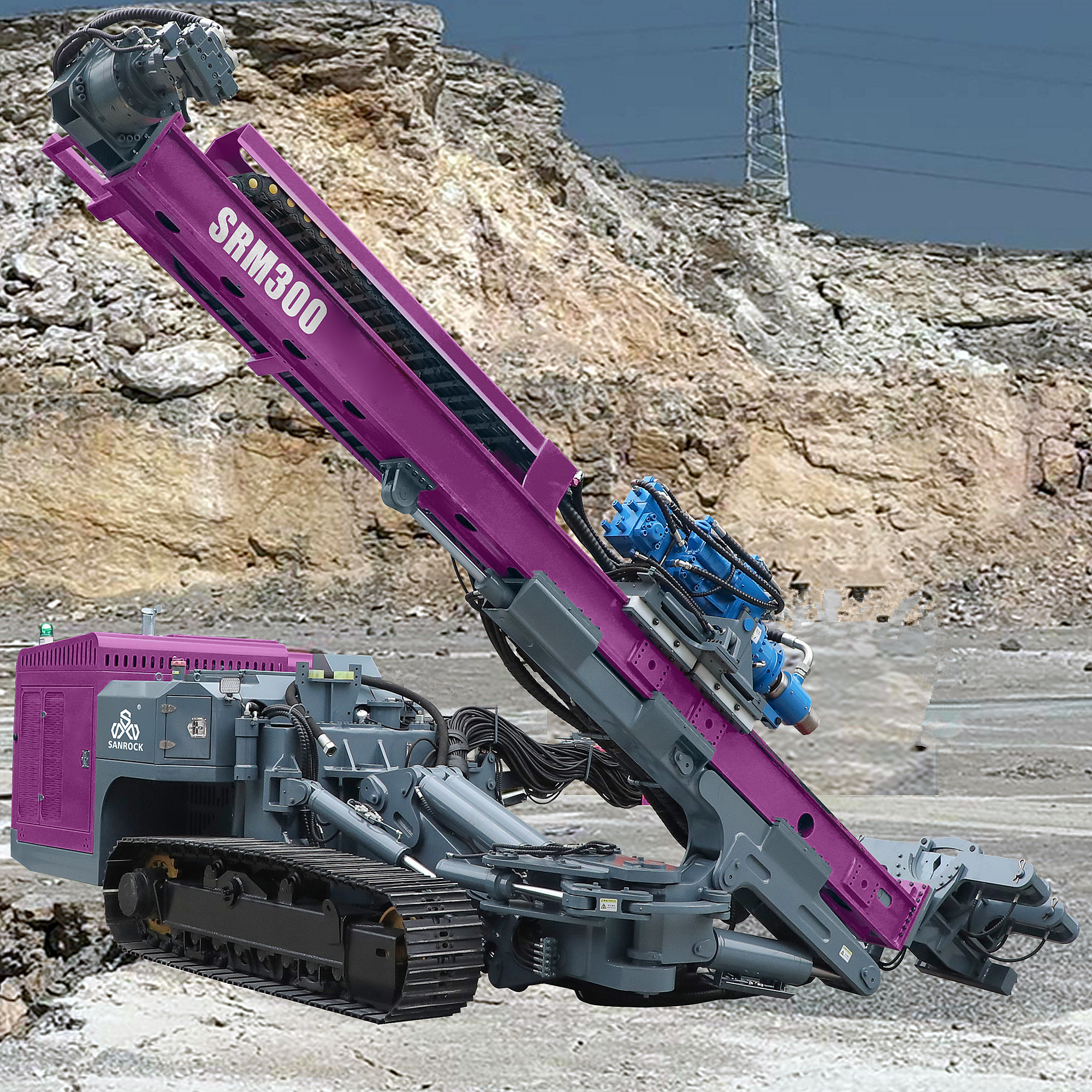 Mining Drilling Machinery Portable Drilling Rig Automatic Hydraulic DTH Drilling Rig for Sale