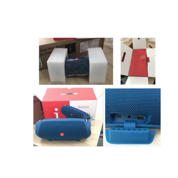 Black Aux - In Function 73.5mm Powerful Portable Speakers