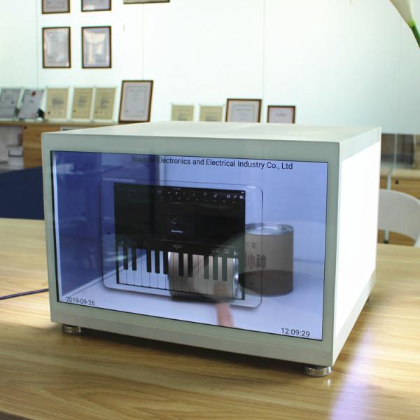 Buy High Brightness Transparent LCD Screen Two Tempered Glass Structure at wholesale prices