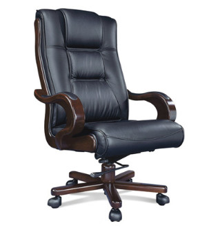 Buy office wooden manager swivel chair furniture at wholesale prices