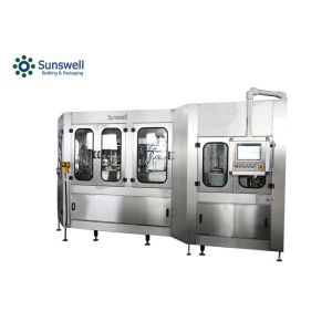 Automatic Beer Canning Line Machine 1000ml Carbonated Beverage Can Filling
