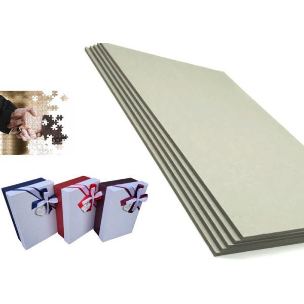 Buy Stone / grade B foldable Grey Paper Board for puzzle package boxes at wholesale prices