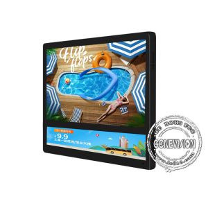27" 24" Dual Screen Android 8.1 Wall Mount LCD Display 300cd/m2