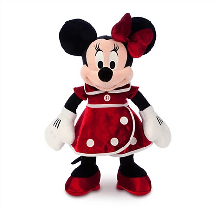 Buy 40cm Disney Christmas Minnie mouse Cartoon Stuffed Animals at wholesale prices