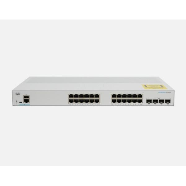 CBS350-24P-4G Cisco Business 350 Switch 24 10/100/1000 PoE+ Ports With 195W