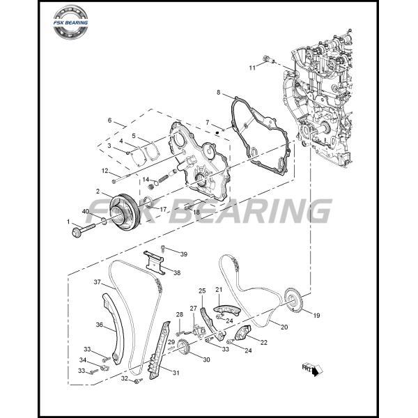 Chevrolet Oil Pump 12637040 Aluminum Replacement for 12606580 646093