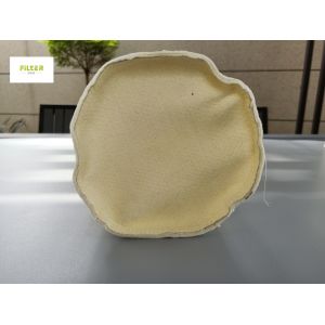 China Anti Alkali Air Filter Bag Acrylic Nomex Fibreglass Calendering on sale