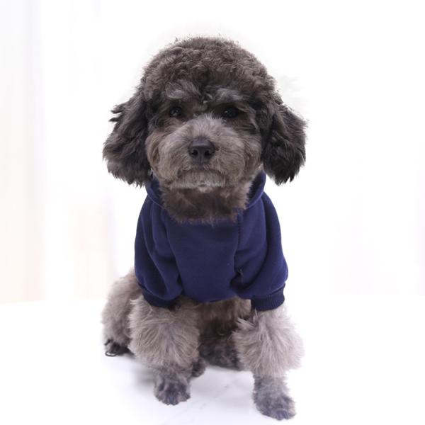 0.1kg Pets Wearing Clothes Blank Woven Logo Puppy Pet Fleece Plain