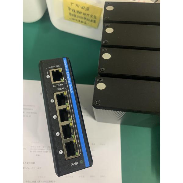 Industrial Unmanaged Poe Switch 5 Port Gigabit Network 15.4W/30W Standard 120W Din Rail