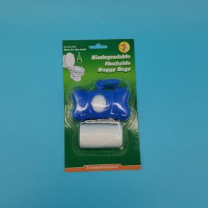 Pet Poop Clean Eco-Friendly Blue Disposable Bags for Easy and Sanitary Waste