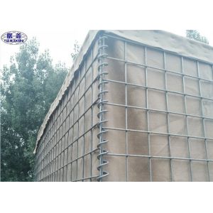 Weld Gabion Barrier Heavy Hot Dipped Galvanized Feature ISO Certification