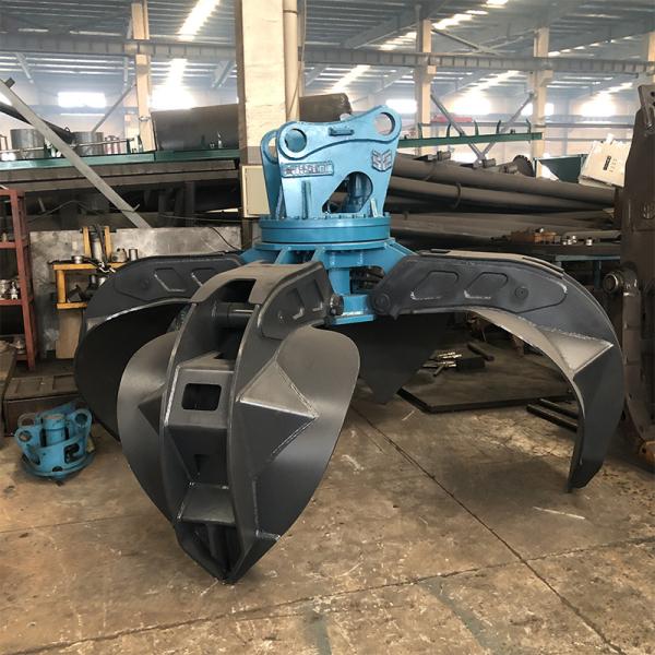 Manufacturer High Efficiency Excavator Mechanical Orange Peel Grapple For Sanny Hitachi Komatsu Cat Etc